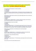 ATI TEAS SCIENCE QUESTIONS AND ANSWERS TEST 2025&period; LATEST UPDATE RATED A&plus;&period;
