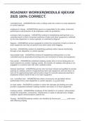 BNSF ROADWAY WORKER PROTECTION EXAM BUNDLE