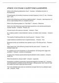  ATMOS 1010 EXAM 3 QUESTIONS & ANSWERS