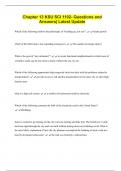 Chapter 13 KSU SCI 1102- Questions and  Answers&vert; Latest Update 
