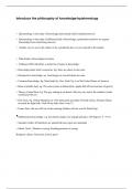 Introduction to the philosophy of knowledge
