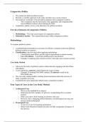 Comparative politics