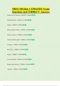 NRES 348 Quiz 1 UPDATED Exam  Questions and CORRECT Answers