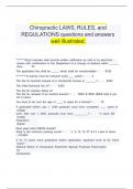 &Tab;Chiropractic LAWS&comma; RULES&comma; and &Tab;REGULATIONS questions and answers &Tab;&Tab;well illustrated&period;