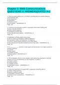 Chapter 5- EMS Communications QUESTIONS & ANSWERS&lpar;RATED A&plus;&rpar;