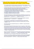 MPH 6011 FINAL EXAM 2025&period; COMPLETE ACTUAL EXAM QUESTIONS AND ANSWERS 100&percnt; CORRECT LATEST UPDATE&period;