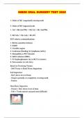 INBDE ORAL SURGERY TEST 2025