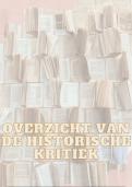 Samenvatting Betrouwbare bronnen of fake news&quest; -  Overzicht van de historische kritiek