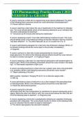ATI Pharmacology Practice Exam 1 2025  VERIFIED A&plus; GRADED