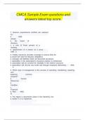 CMCA PRACTICE EXAM QUESTIONS WITH COMPLETE SOLUTIONS&period;