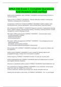 SPAA 344 Exam 1 Complete Questions And Answers 2025 verified