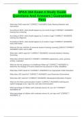 SPAA 344 Exam 4 Study Guide Questions And Answers &vert; Guaranteed Pass