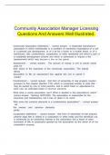 &Tab;Community Association Manager Licensing&Tab;  &Tab;&Tab;Questions And Answers Well Illustrated&period;&Tab; &Tab;  