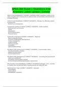 SPAA 344 Exam 1 Questions And Answers Latest Update &vert; Solved