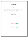Test Bank for CompTIA Security&plus; SY0-501 Cert Guide&comma; Academic Edition &lpar;Certification Guide&rpar; 2nd Edition&comma; by Dave Prowse&comma; Chapter 1-18 &vert; All Chapters 