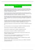 SPAA 344 Exam 3 Prep Solved Correctly To Score A&plus;