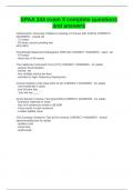 SPAA 344 exam 3 complete questions and answers
