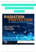 TEST BANK For Radiation Protection in Medical Radiography&comma; 9th Edition by Sherer&comma; Verified Chapters 1 - 14&comma; Complete Newest Version