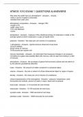 ATMOS 1010 EXAM 1 QUESTIONS & ANSWERS