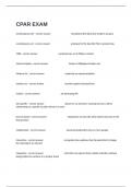 CPAR EXAM Complete Assignment Questions And Answers Already Passed&period; 