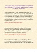 ATLS POST TEST&period; MCQ WITH CORRECT VERIFIED ANSWERS &lpar;A NEW UPDATED VERSION&rpar; LATEST 2025 &vert;ALREADY GRADED A&plus;