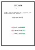Test Bank - for CompTIA Advanced Security Practitioner &lpar;CASP&rpar; CAS-003 Cert Guide &lpar;Certification Guide&rpar; 2nd Edition&comma; by Robin Abernathy&comma; Chapter 1-19