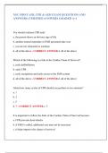 NSC FIRST AID&comma; CPR & AED EXAM QUESTIONS AND  ANSWERS &lpar;VERIFIED ANSWERS GRADED A&plus;&rpar;