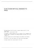 CLNC Exam