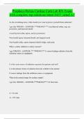 Prophecy&sol;Relias Cardiac Cath Lab RN Exam with complete top solutions latest 2025 &vert; rated A&plus;