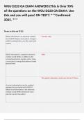 WGU D220 OA EXAM ANSWERS &lpar;This is Over 90&percnt; of the questions on the WGU D220 OA EXAM&period; Use this and you will pass&excl; ON TEST&excl;&excl; &ast;&ast;&ast;Confirmed 2025&period; &ast;&ast;&ast;  