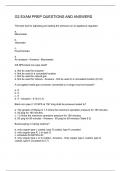 G2 EXAM PREP QUESTIONS AND ANSWERS
