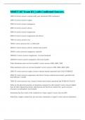 MMET 207 Exam III &vert;&vert; with Confirmed Answers&period;