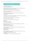 MMET 207 Exam 3 &vert;&vert; A&plus; Verified Solutions&period;