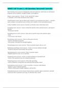 MMET 207 Exam 2 &vert;&vert; All Questions Answered Correctly&period;