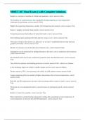 MMET 207 Final Exam &vert;&vert; with Complete Solutions&period;