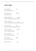 AFCT 2024 Practice Exam Questions And Answers Guaranteed Success&period;