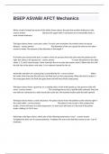  BSEP ASVAB&sol; AFCT Mechanics Actual Exam Questions And Correct Detailed Answers&period;