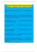 Software Engineering 9th Ed by Sommerville - Chapter 2 questions with verified answers