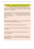 CSC440 Chapter 7&colon; Design and Implementation &lpar;Software Engineering&comma; Sommerville&comma; 10th Edition&rpar; questions with verified answers