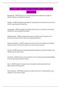 WGU C201 EXAM QUESTIONS AND VERIFIED ANSWERS