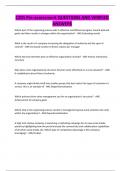 C201 Pre-assessment QUESTIONS AND VERIFIED ANSWERS