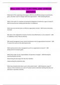 WGU C201  EXAMS BUNDLE&vert; Questions with 100&percnt; Correct Solutions
