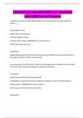 CNA Basic nursing skill Unit2 Test- Questions with 100&percnt; Correct Answers