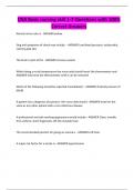 CNA Basic nursing skill 1-7 Questions with 100&percnt; Correct Answers