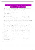 CNA Basic nursing skill Exam Practice Questions with 100&percnt; Correct Answers