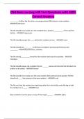 CNA Basic nursing skill Test Questions with 100&percnt; Correct Answers