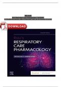 Test Bank Rau&rsquo;s Respiratory Care Pharmacology &lpar;11th Ed&rpar; By Douglas Gardenhire&vert; All 23 Chapters Covered&comma; Verified Latest Edition