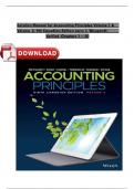 Solution Manual for Accounting Principles Volume 1 & Volume 2&comma; 9th Canadian Edition Jerry J&period; Weygandt&comma; Verified Chapters 1 - 20&comma; Complete Newest Version