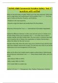 AVMG 4060 Commercial Aviation Safety&colon; Test 1 questions with verified