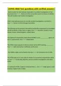 AVMG 4060 Test questions with verified answers&period;